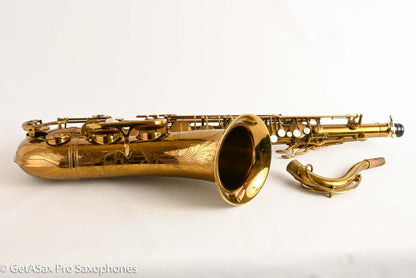 Selmer Super Balanced Action Tenor Original Lacquer American Engraved Exceptional 54084