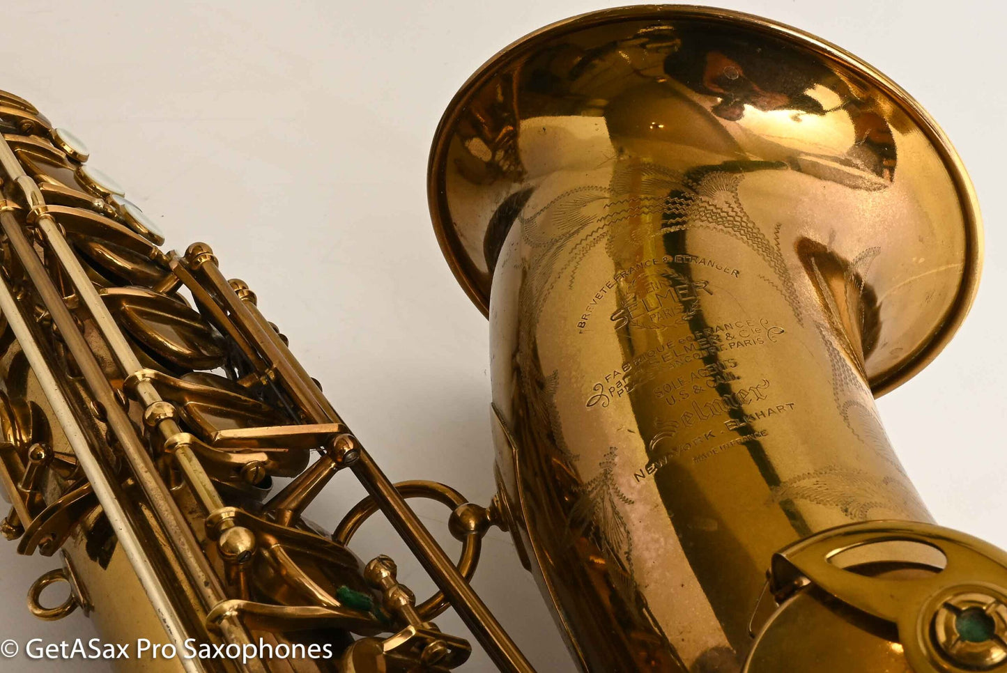 Selmer Super Balanced Action Tenor Original Lacquer American Engraved Exceptional 54084