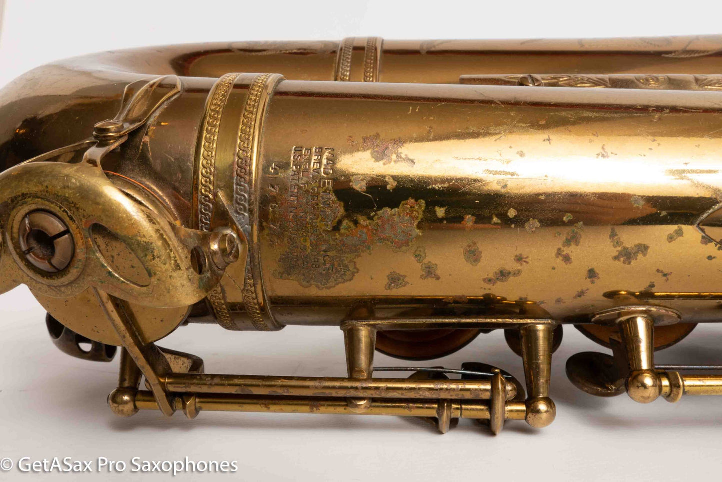 Selmer SBA Tenor 1952 Original Lacquer American Engraved Very Good Condition 47673