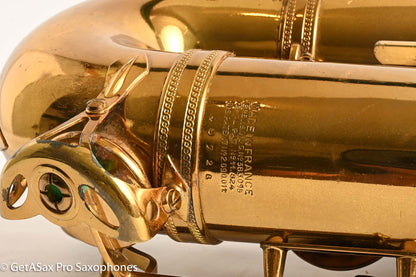 Selmer SBA Tenor Original Lacquer American Engraved Excellent Condition 49726