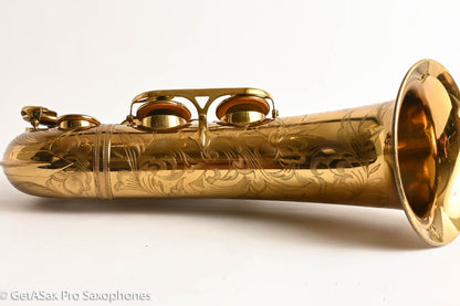 Selmer SBA Tenor Original Lacquer American Engraved Excellent Condition 49726
