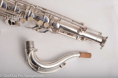 Selmer SBA Tenor Original Silver Plate Excellent Condition Overhauled