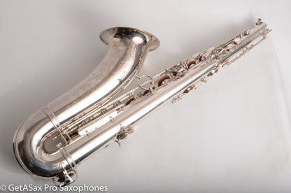 Selmer SBA Tenor Original Silver Plate Excellent Condition Overhauled