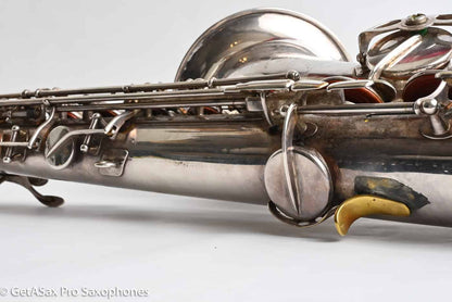 Selmer SBA Tenor 1954 Replated Silver Plate Played a LOT 54349