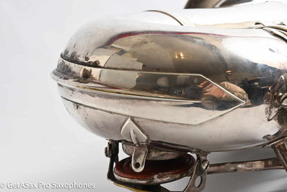 Selmer SBA Tenor 1954 Replated Silver Plate Played a LOT 54349