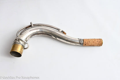 Selmer SBA Tenor 1954 Replated Silver Plate Played a LOT 54349