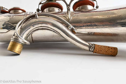 Selmer SBA Tenor 1954 Replated Silver Plate Played a LOT 54349