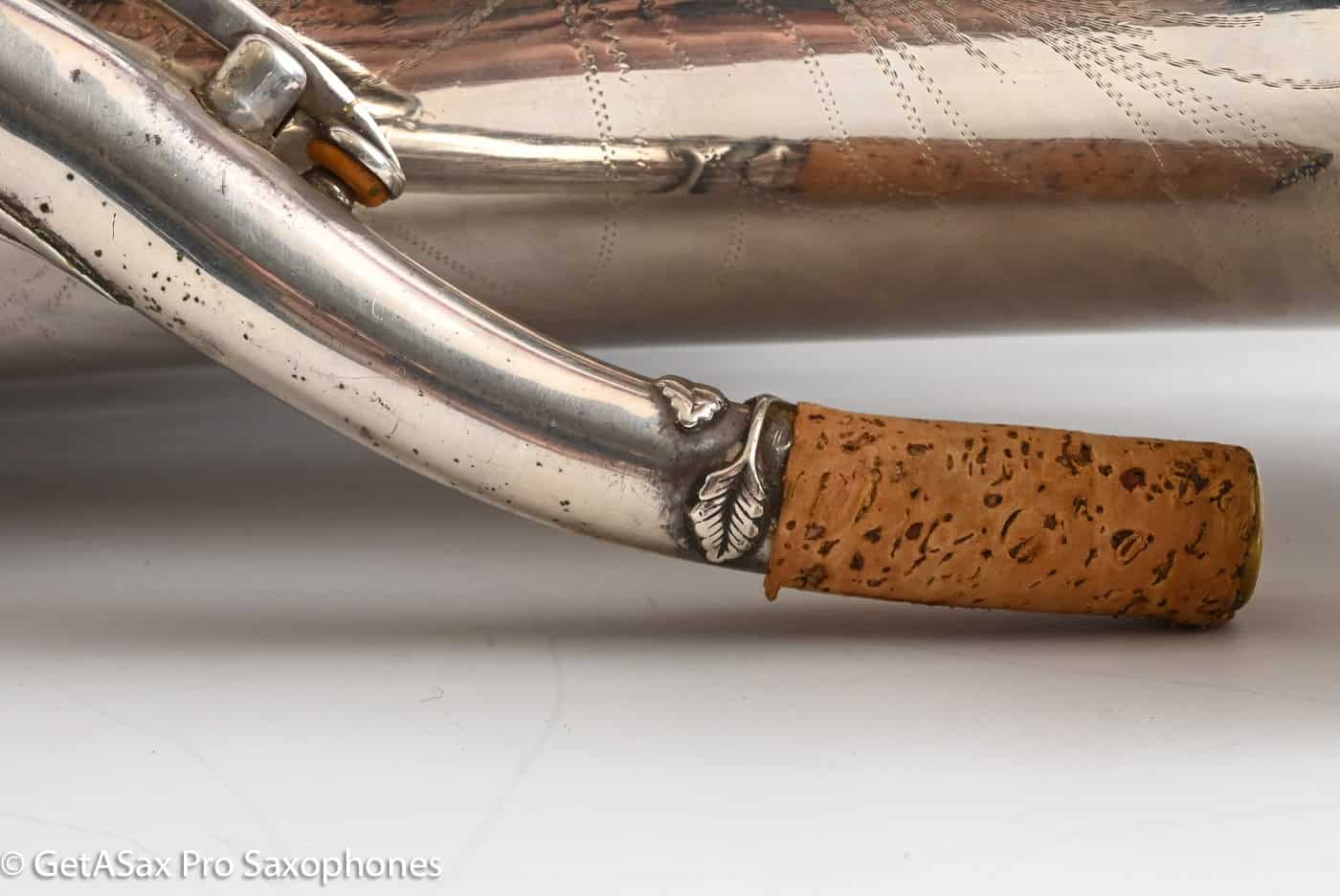 Selmer SBA Tenor 1954 Replated Silver Plate Played a LOT 54349