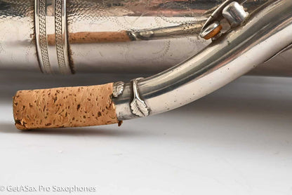 Selmer SBA Tenor 1954 Replated Silver Plate Played a LOT 54349