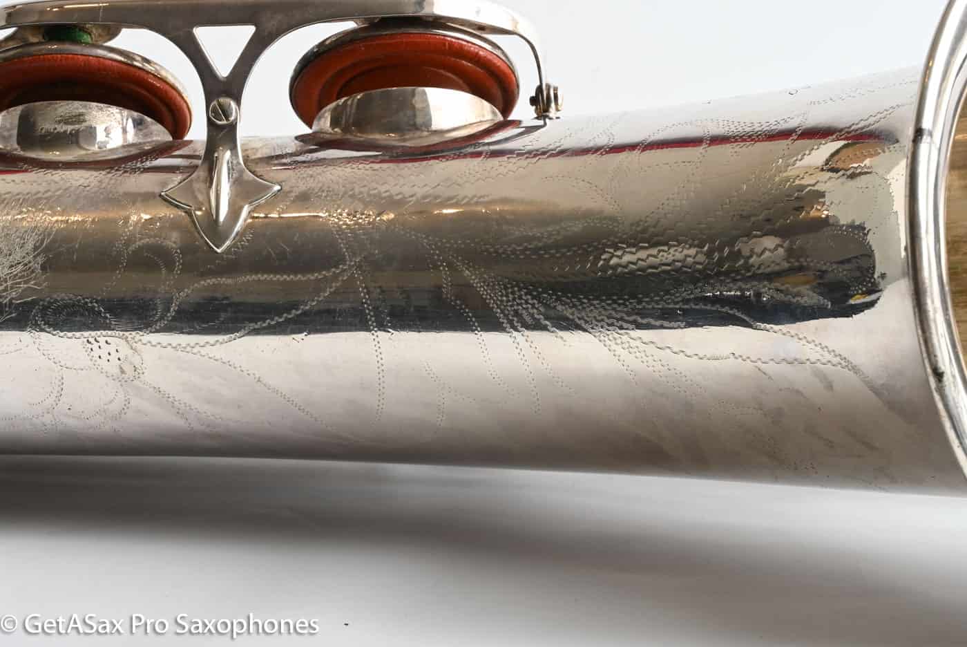 Selmer SBA Tenor 1954 Replated Silver Plate Played a LOT 54349