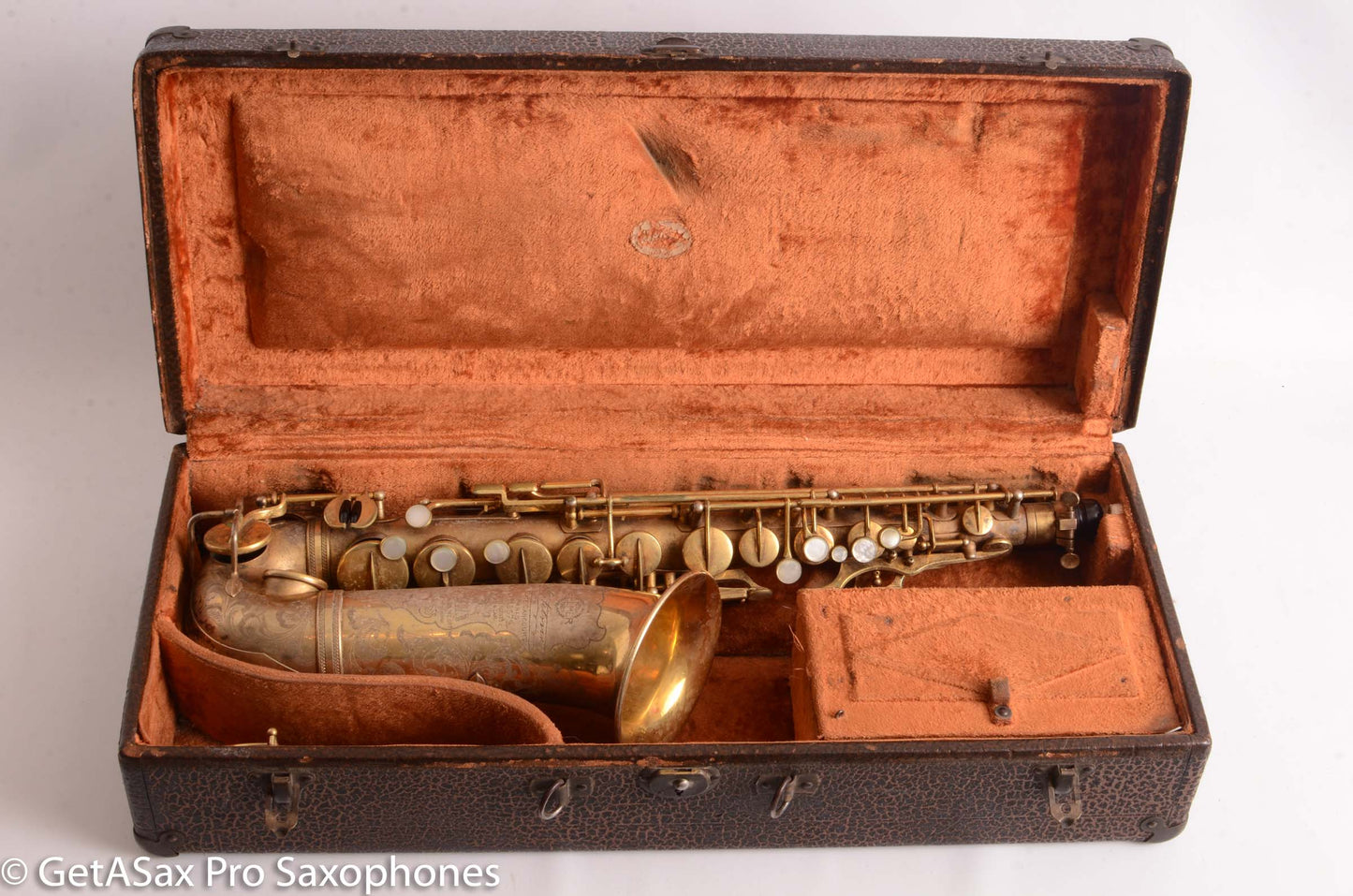 Selmer Super Sax Cigar Cutter Alto Original Gold Plate 15579