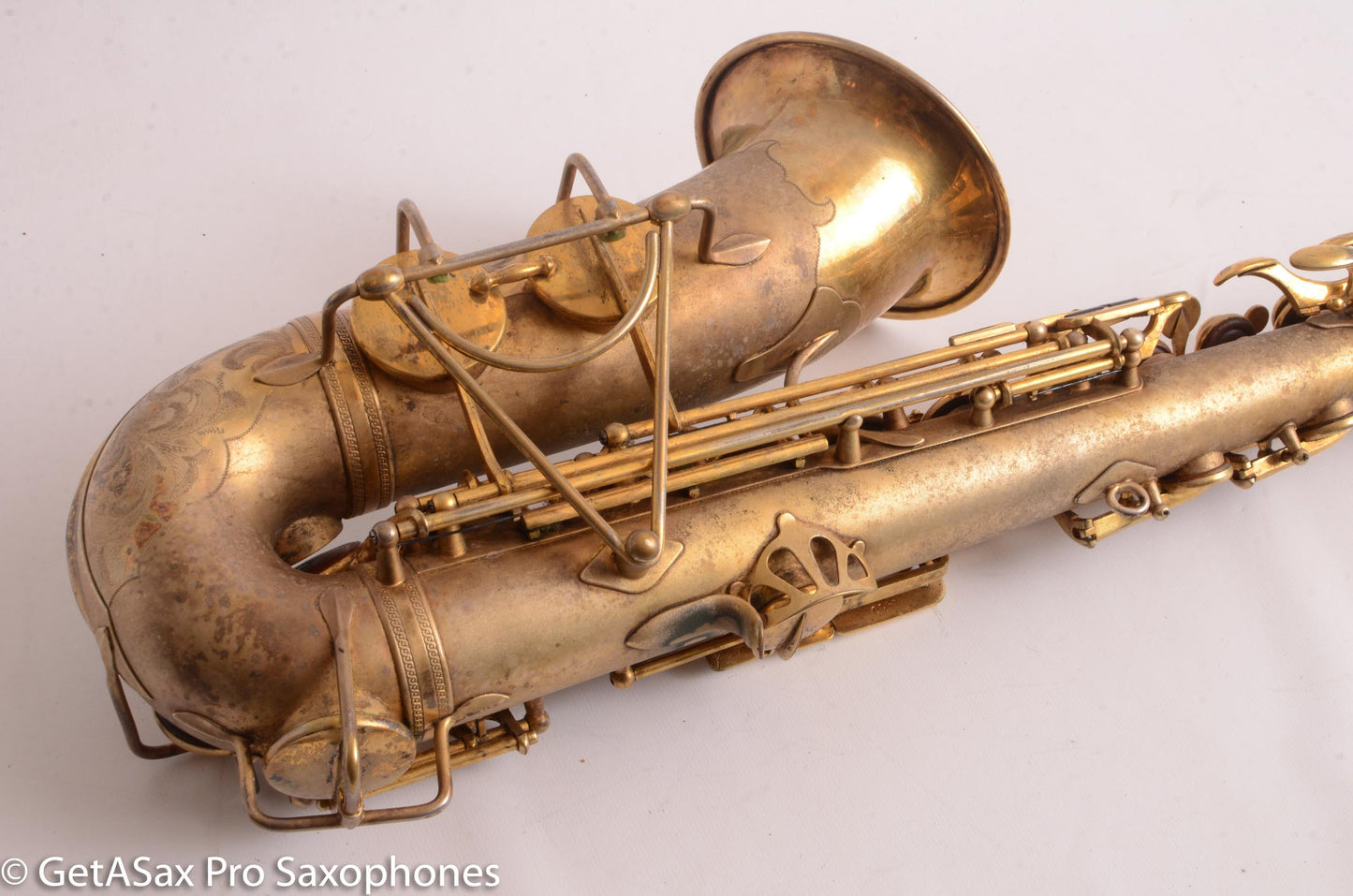 Selmer Super Sax Cigar Cutter Alto Original Gold Plate 15579