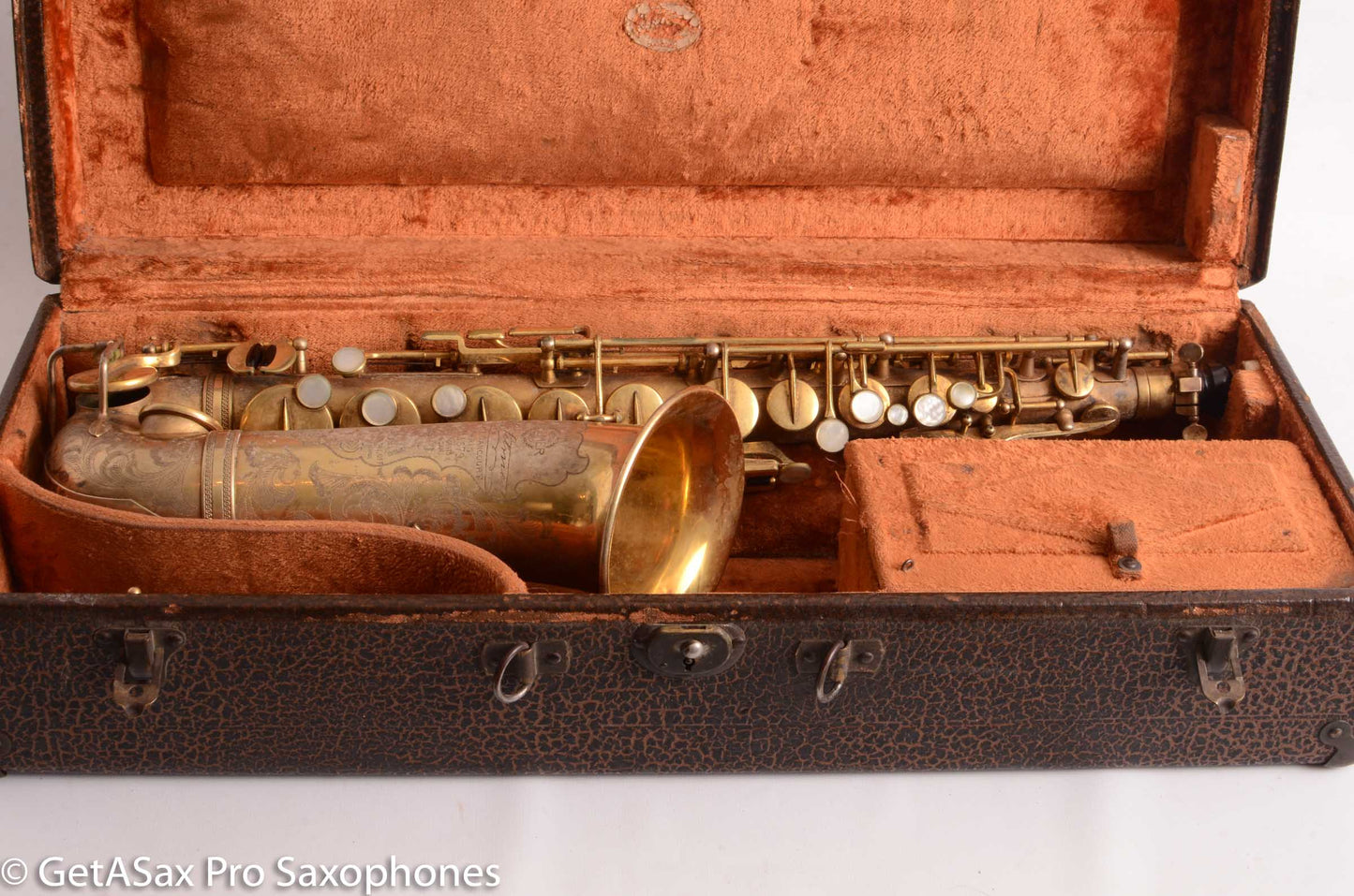 Selmer Super Sax Cigar Cutter Alto Original Gold Plate 15579