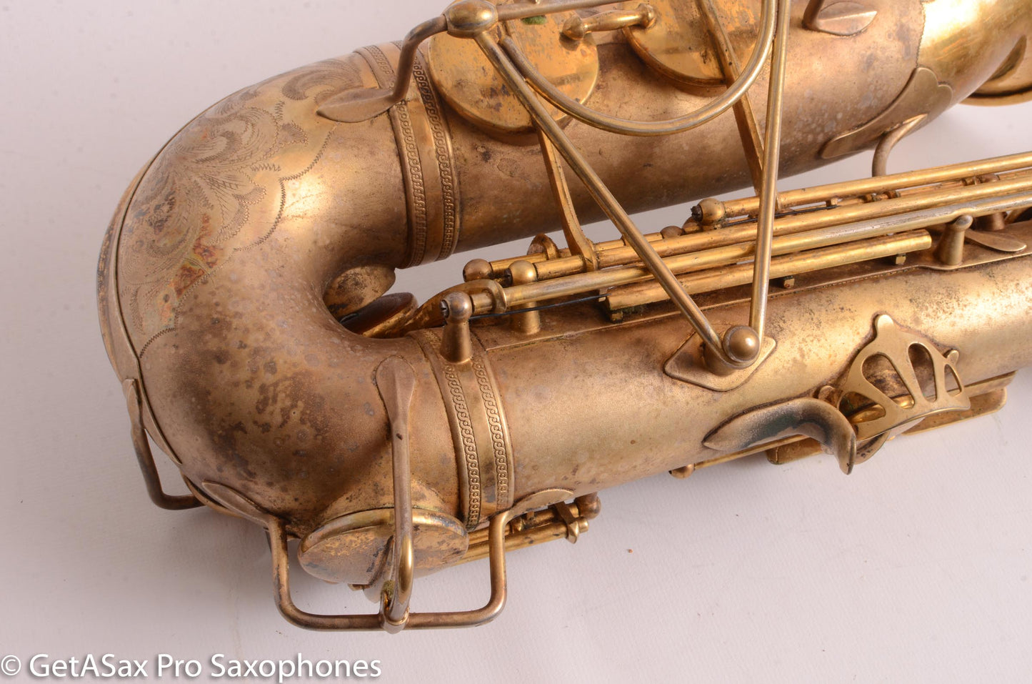 Selmer Super Sax Cigar Cutter Alto Original Gold Plate 15579