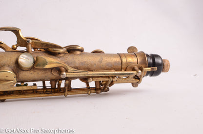 Selmer Super Sax Cigar Cutter Alto Original Gold Plate 15579