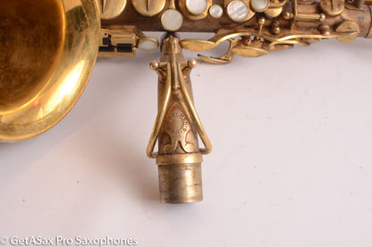 Selmer Super Sax Cigar Cutter Alto Excellent Condition Original Gold Overhauled 15579