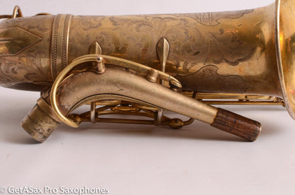 Selmer Super Sax Cigar Cutter Alto Original Gold Plate 15579