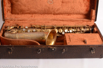Selmer Super Sax Cigar Cutter Alto Excellent Condition Original Gold Overhauled 15579