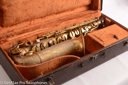 Selmer Super Sax Cigar Cutter Alto Original Gold Plate 15579