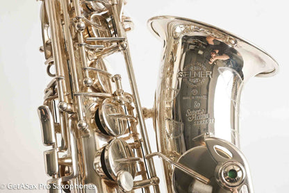 Selmer Series II Alto Original Silver Plate Exc Condition 507069