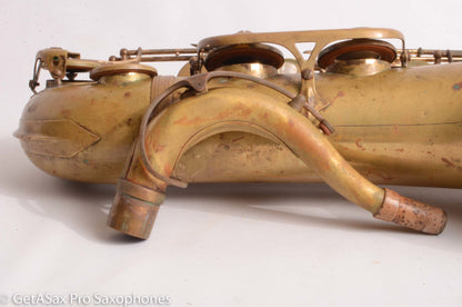 Selmer Super Action 80 Series II Tenor Worn Original Lacquer Old Pads Great Deal 389369