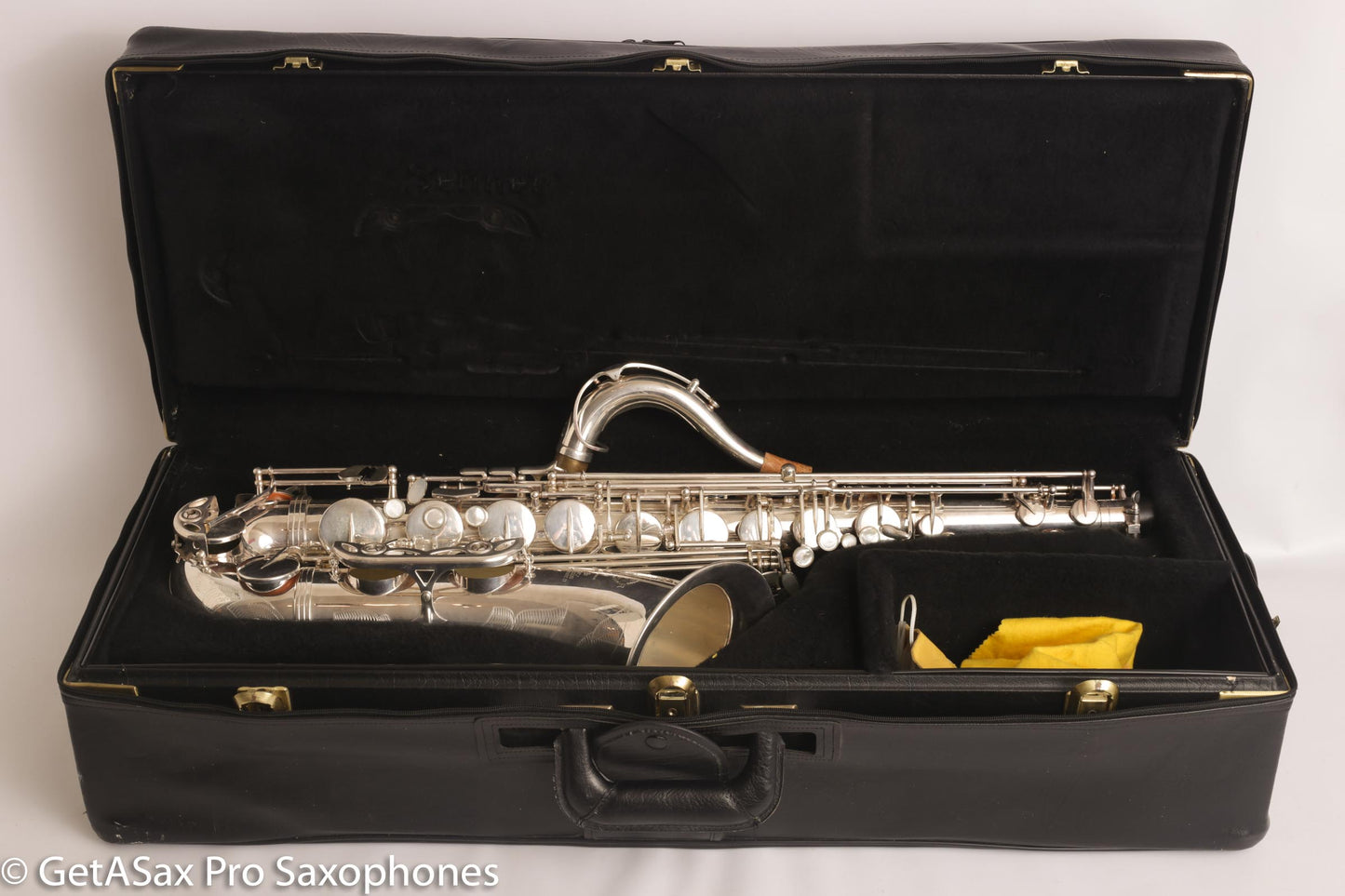 Selmer Super Action 80 Series II Tenor Saxophone Silver Plate Excellent 554156