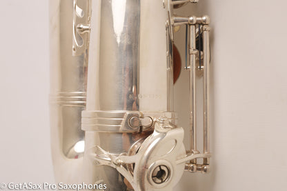 Selmer Super Action 80 Series II Tenor Saxophone Silver Plate Excellent 554156