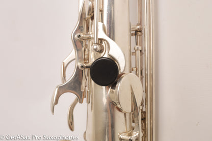 Selmer Super Action 80 Series II Tenor Saxophone Silver Plate Excellent 554156