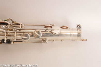 Selmer Super Action 80 Series II Tenor Saxophone Silver Plate Excellent 554156