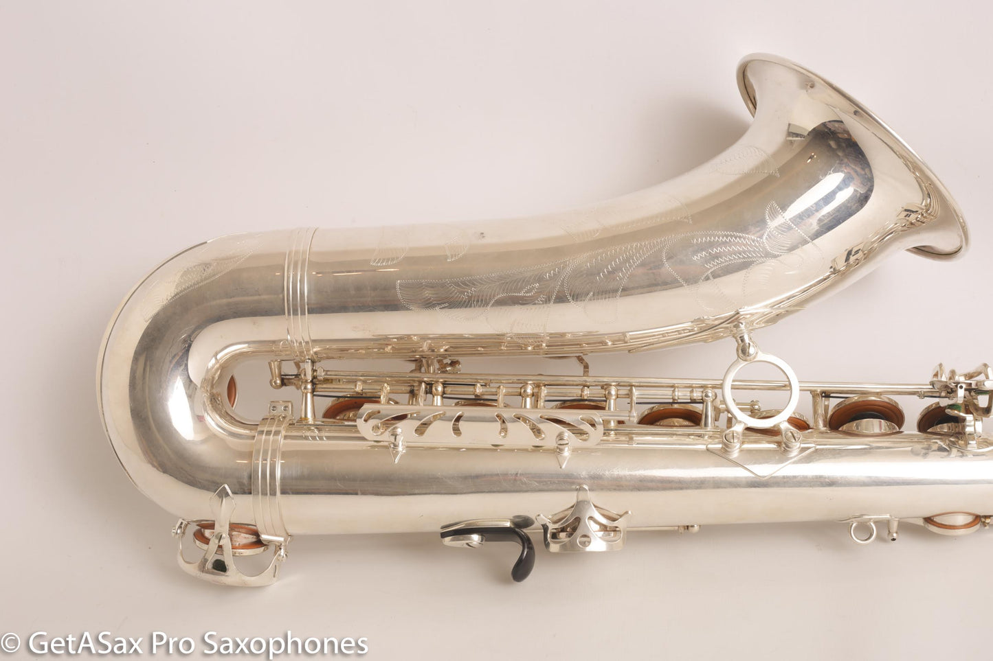 Selmer Super Action 80 Series II Tenor Saxophone Silver Plate Excellent 554156
