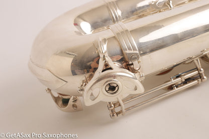 Selmer Super Action 80 Series II Tenor Saxophone Silver Plate Excellent 554156