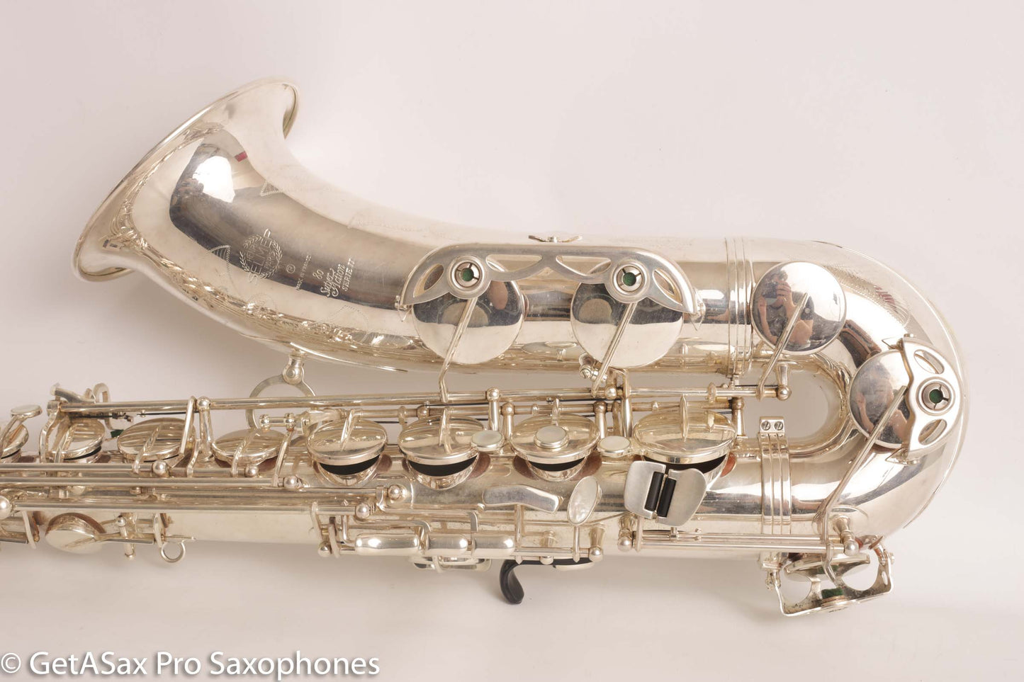 Selmer Super Action 80 Series II Tenor Saxophone Silver Plate Excellent 554156