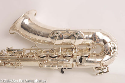 Selmer Super Action 80 Series II Tenor Saxophone Silver Plate Excellent 554156