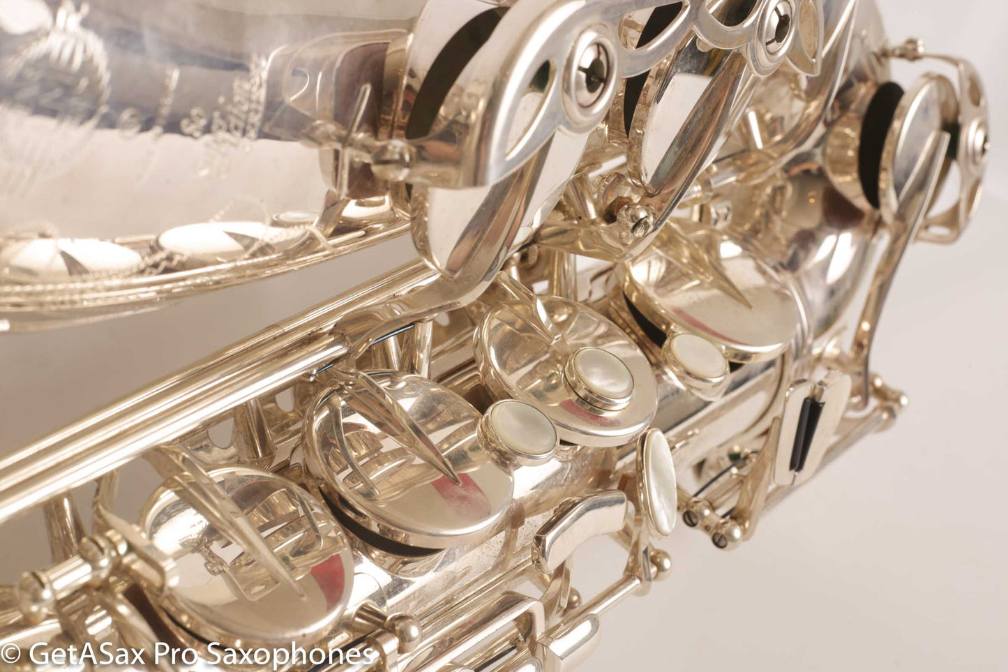 Selmer Super Action 80 Series II Tenor Saxophone Silver Plate Excellent 554156
