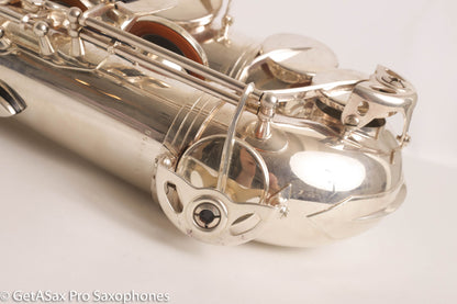 Selmer Super Action 80 Series II Tenor Saxophone Silver Plate Excellent 554156