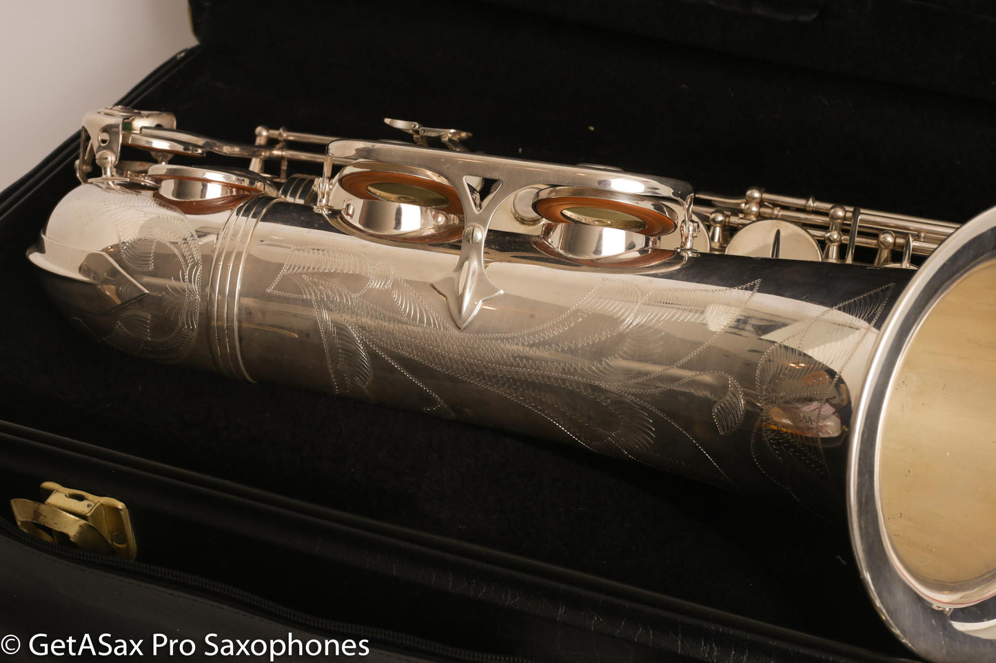 Selmer Super Action 80 Series II Tenor Saxophone Silver Plate Excellent 554156