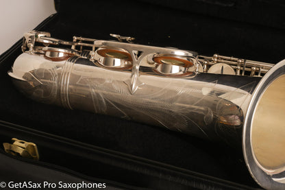 Selmer Super Action 80 Series II Tenor Saxophone Silver Plate Excellent 554156
