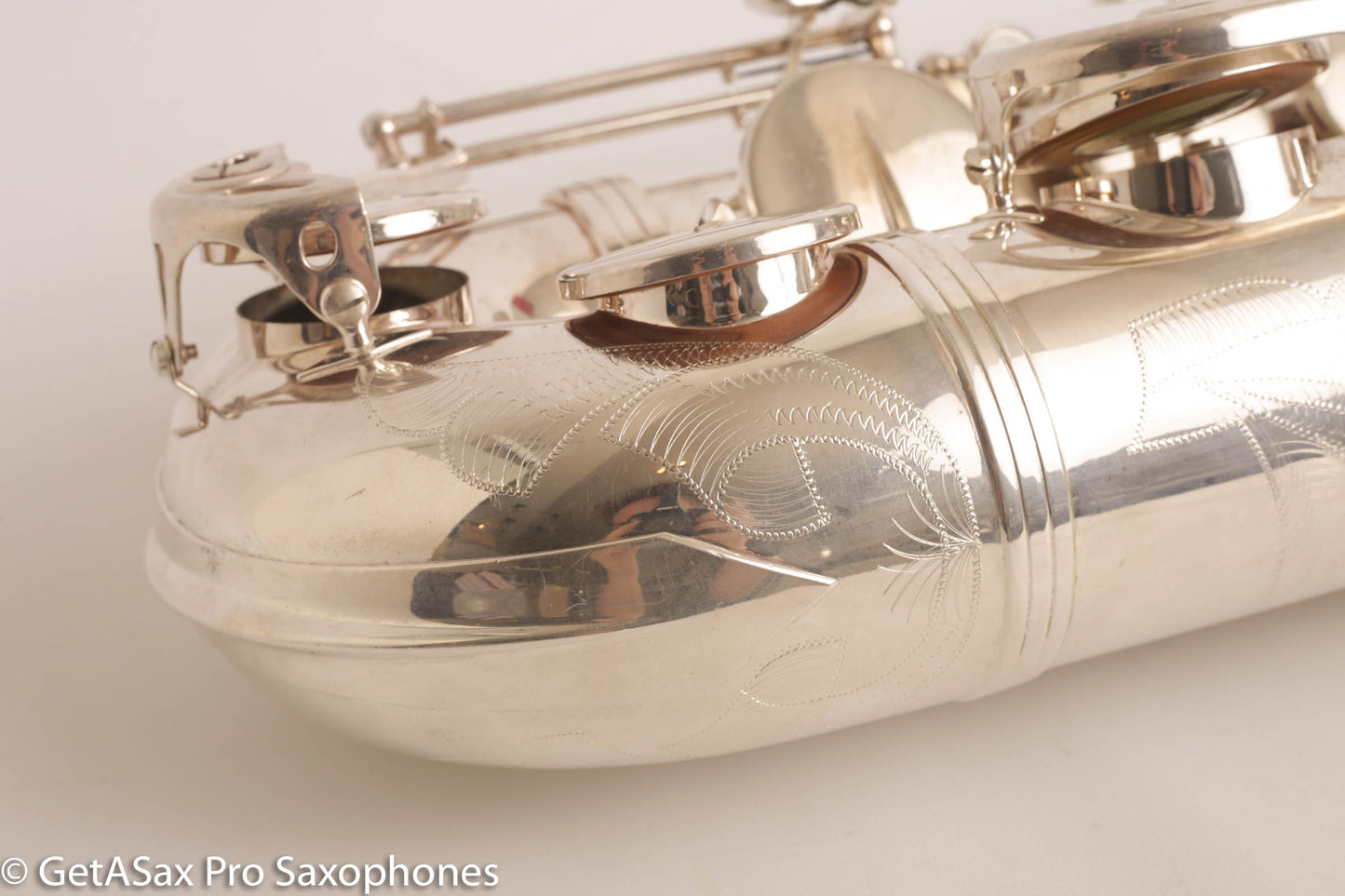 Selmer Super Action 80 Series II Tenor Saxophone Silver Plate Excellent 554156