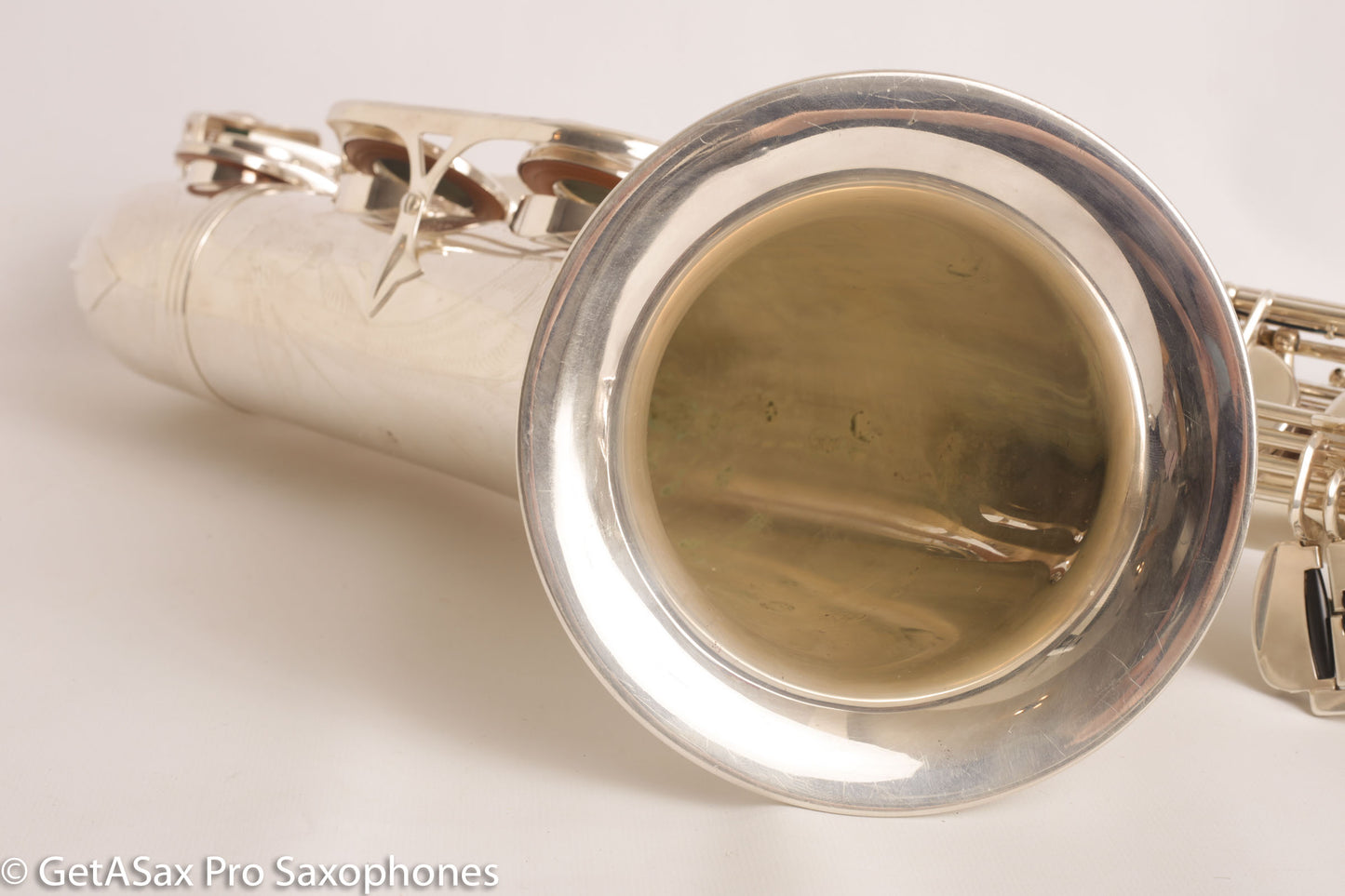 Selmer Super Action 80 Series II Tenor Saxophone Silver Plate Excellent 554156