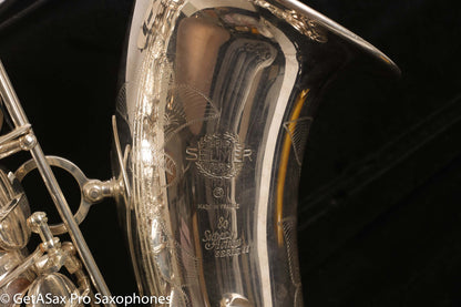 Selmer Super Action 80 Series II Tenor Saxophone Silver Plate Excellent 554156