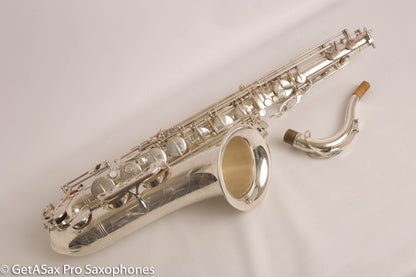 Selmer Super Action 80 Series II Tenor Saxophone Silver Plate Excellent 554156
