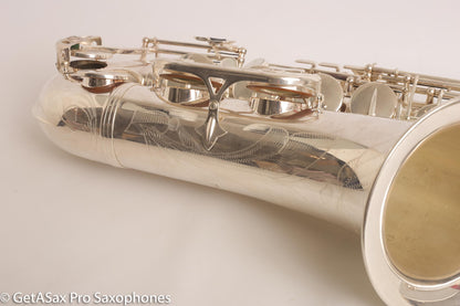 Selmer Super Action 80 Series II Tenor Saxophone Silver Plate Excellent 554156