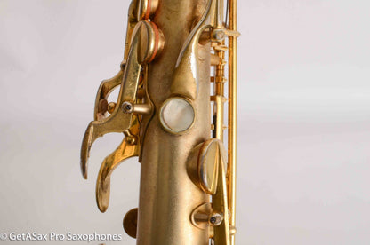 Selmer Super Sax Alto Original Gold Plate Cigar Cutter Incredible! Overhauled 15459