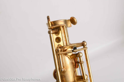 Selmer Super Sax Alto Original Gold Plate Cigar Cutter Incredible! Overhauled 15459