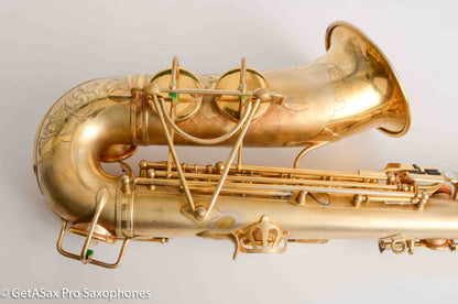 Selmer Super Sax Alto Original Gold Plate Cigar Cutter Incredible! Overhauled 15459