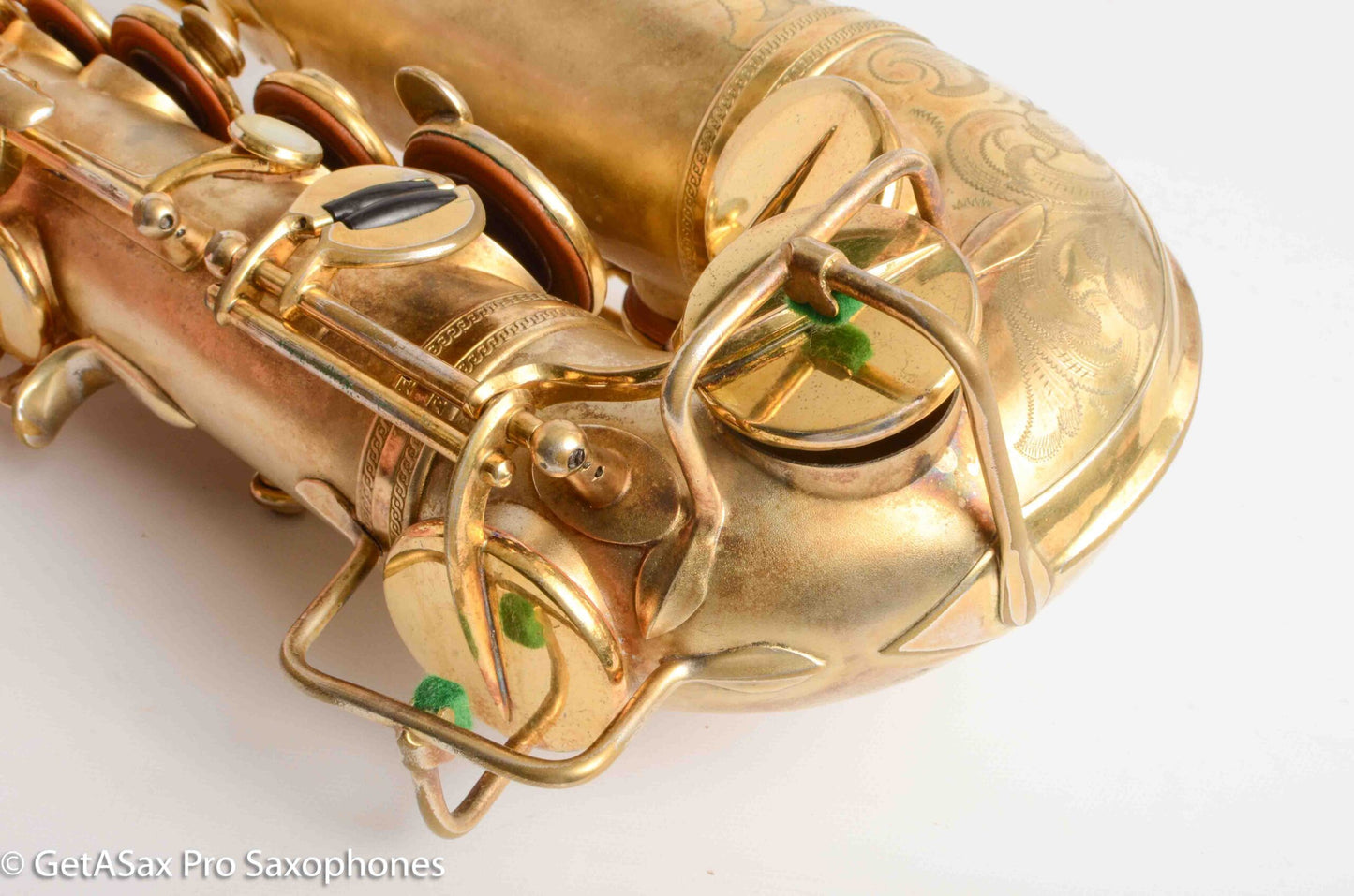 Selmer Super Sax Alto Original Gold Plate Cigar Cutter Incredible! Overhauled 15459