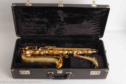 Selmer Super Sax Alto Original Gold Plate Cigar Cutter Incredible! Overhauled 15459