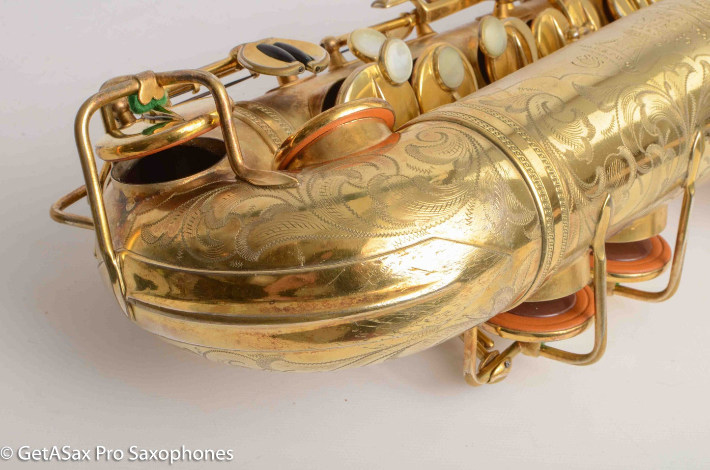 Selmer Super Sax Alto Original Gold Plate Cigar Cutter Incredible! Overhauled 15459