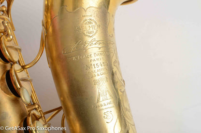 Selmer Super Sax Alto Original Gold Plate Cigar Cutter Incredible! Overhauled 15459