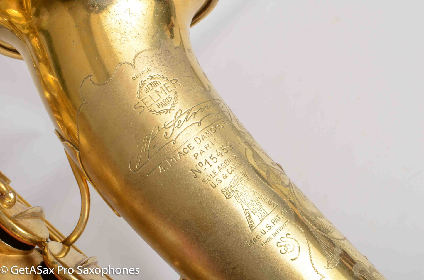 Selmer Super Sax Alto Original Gold Plate Cigar Cutter Incredible! Overhauled 15459